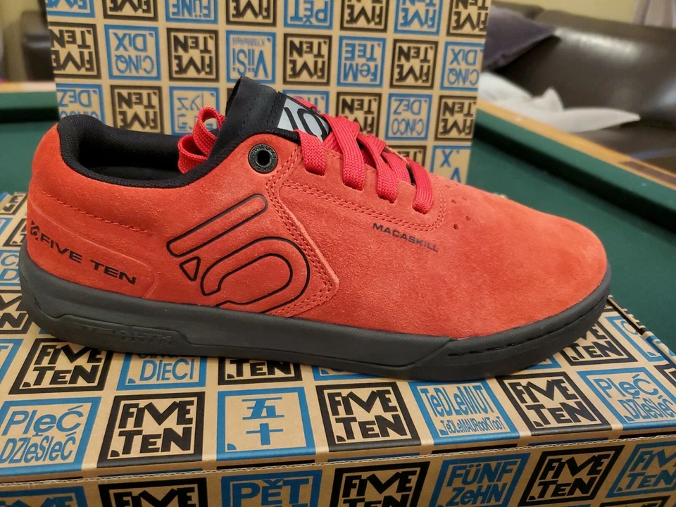 Five Ten Danny Macaskill Zapatos Escarlata Bicicleta Talla 10 NUEVO Foto 2 de 4