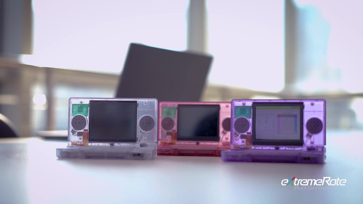 NDSL Replacement Full Housing Shell Screen Lens Case Button for