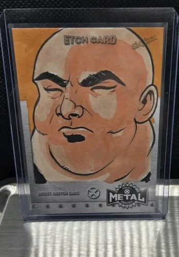 2020 Upper Deck Marvel X-Men Metal Universe Etch Cards 1/1 Rich Molinelli Auto
