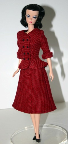 Agence Classique Poupée Vêtements Couture Motif Silkstone Barbie Poupées - Picture 2 of 8