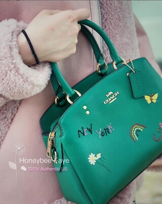 NWT Coach Mini Lillie Carryall With Diary Embroidery | eBay