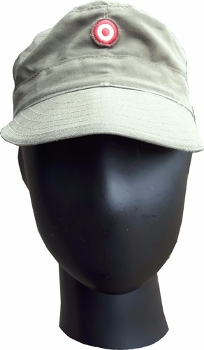 Genuine Surplus VINTAGE AUSTRIAN ARMY OLIVE RIPSTOP FATIGUE CAP Hat Utility - Picture 2 of 3