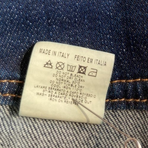 Vintage MOSCHINO JEANS Y2K Jean Skirt Low Rise Denim Micro Mini 6 - Picture 6 of 6