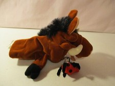 Disney-The Lion King-Pumbaa-Hand Puppet-10"-Plush
