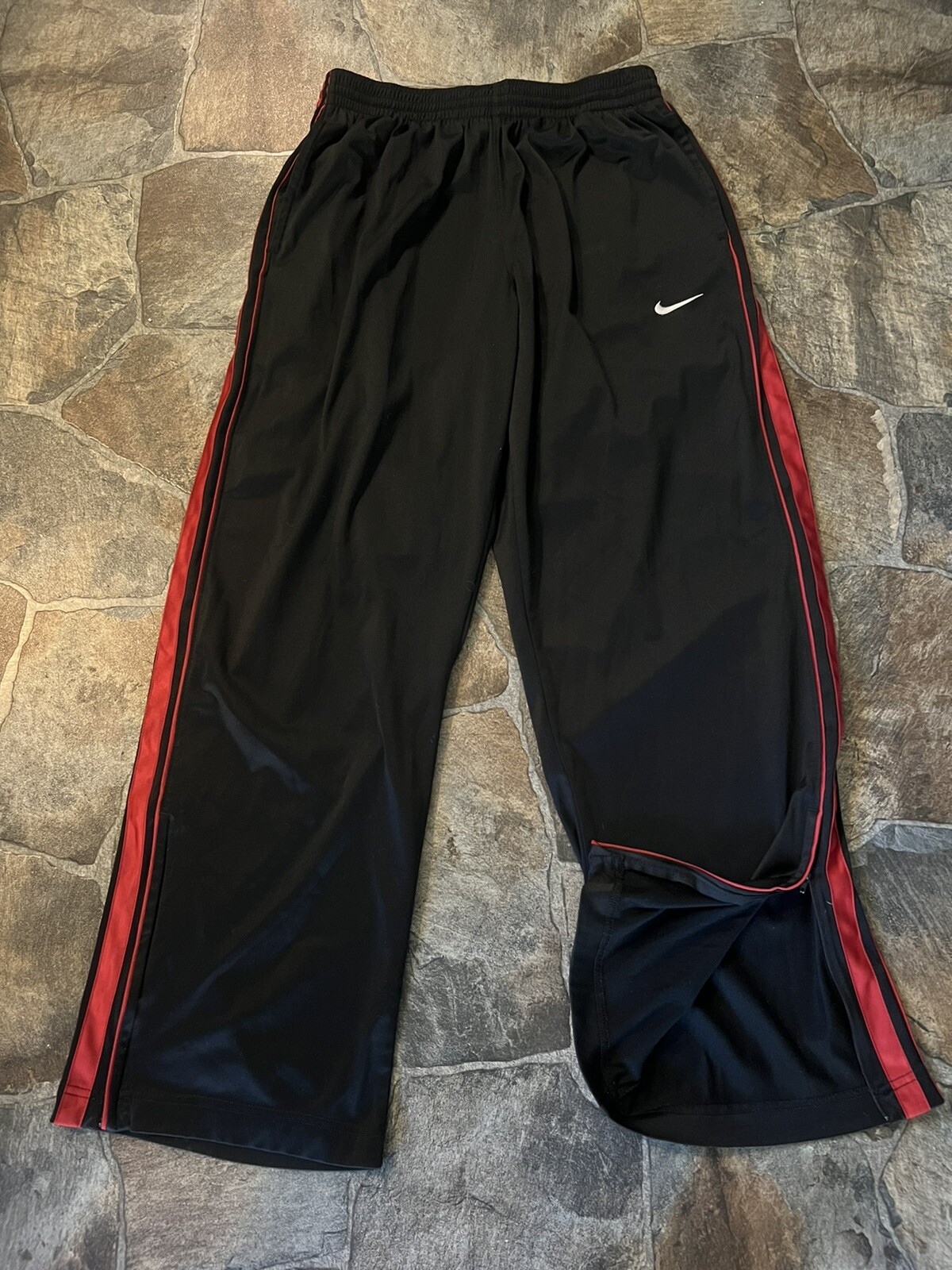 Nike Basketball Overtime Mens Black/Red WarmUp Athle… Gem