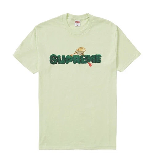 Tee Supreme Lizard (comme neuf pâle, XL) *DEADSTOCK*