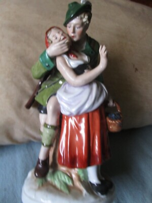 Vintage Fasold and Stauch Two Lovers figurine. Germany.Preowned 9-1/2''High