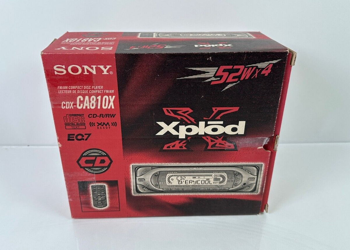 NEW) SONY Xplod CDX-CA810X FM/AM Compact Disc Player | eBay