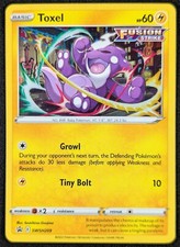 Toxel 2022 Black Star Promo Cosmos Holo Pokemon Card SWSH209 (NM)