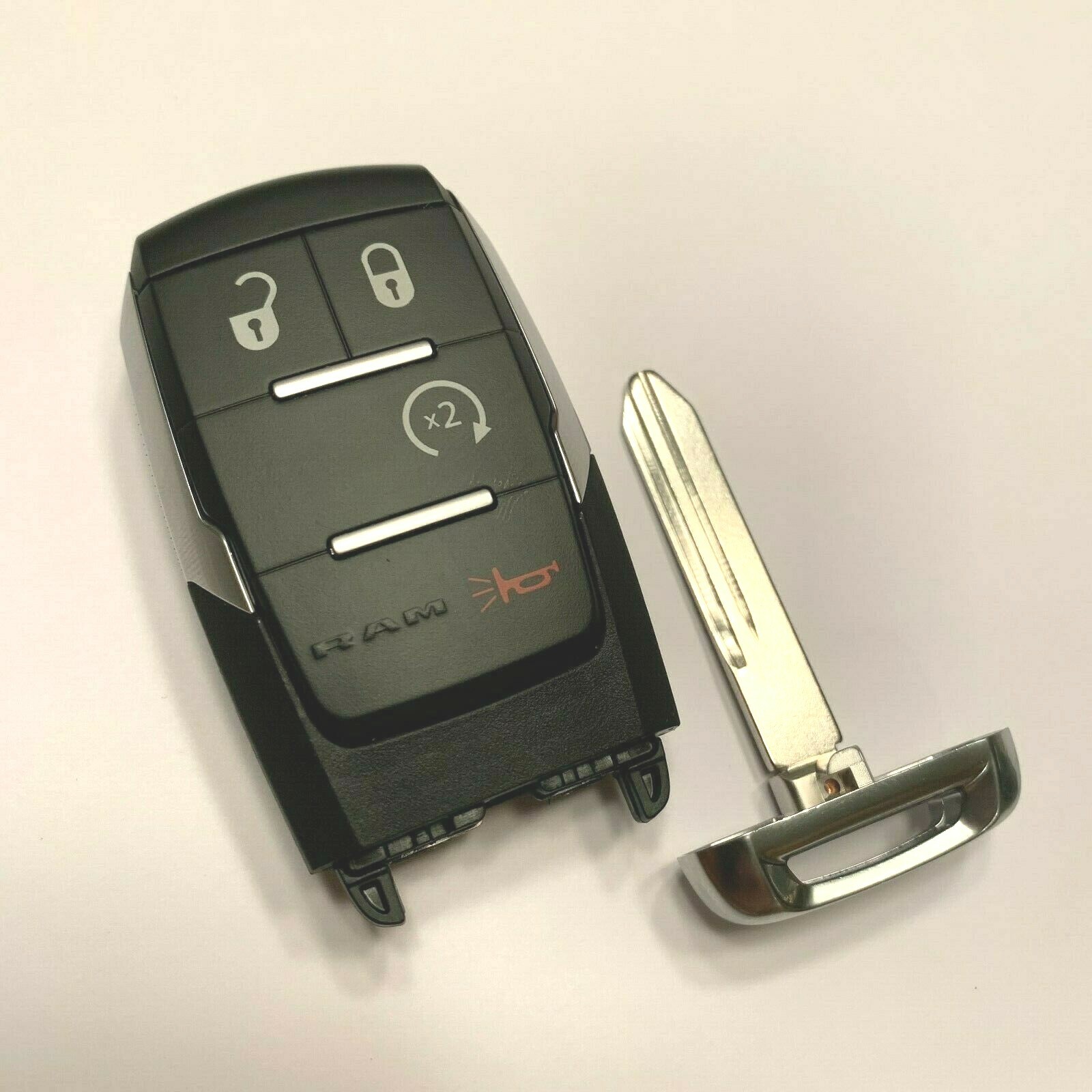 OEM RAM Keyless Entry Remote Fob + Key Insert RS 4 Button RAM GQ4-76T ...