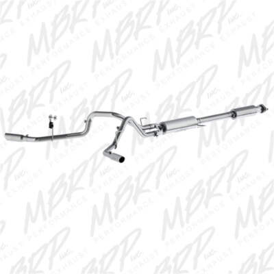 MBRP 2.5'' Cat Back Dual Side Exit AL Exhaust Sys For 15-20 Ford F-150 5.0L S5257