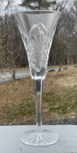 Vintage Waterford Waterville Fluted Crystal Toasting Glass Champagne Stemware