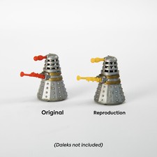 Louis Marx Dalek Rolykin - Reproduction Arms and Eye - 3D printed in Red Resin