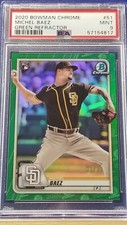 Michel Baez - 2020 Bowman Chrome Green Refractor  PSA 9   #31/99