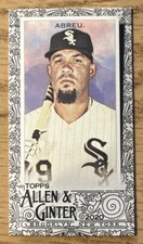 2020 Allen & Ginter JOSE ABREU Base Mini Black Border #192 CHICAGO WHITE SOX