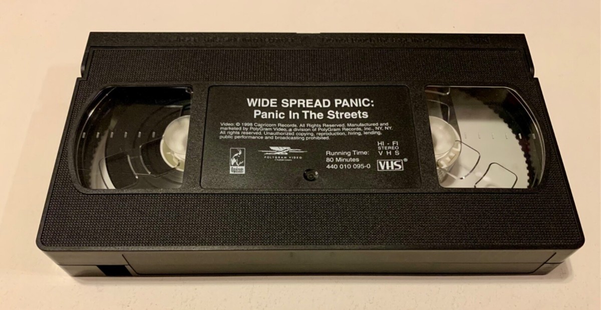 VHS Wjdespread Panic In The Streets Live Athens Georgia April 18th