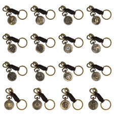 Bronze Mini Size Pendant Quartz Pocket Watch Arabic Number Display Key Ring Gift