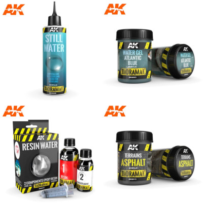 AK Interactive - Diorama Effekte (Erde, Wasser und Natur Texturen) - AK8002/44