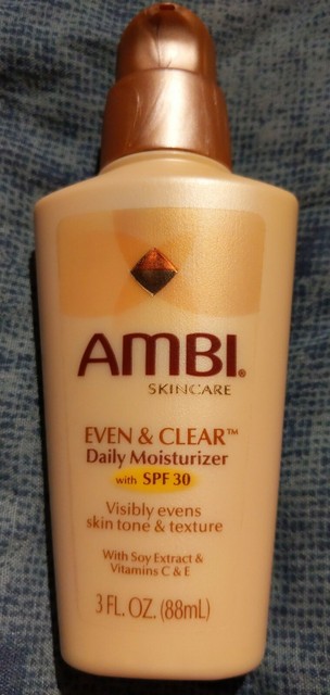 ambi even and clear daily moisturizer