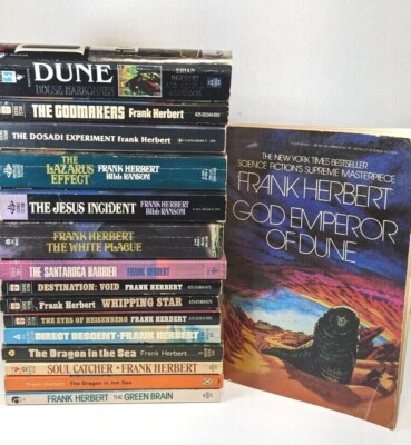 FRANK HERBERT Vintage Sci-Fi Fantasy Novels~Build Your Own Lot~You Choose a Book