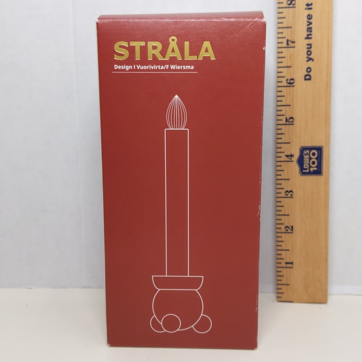 IKEA Strala LED Candle Holder Table Decoration Battery Operated Holiday