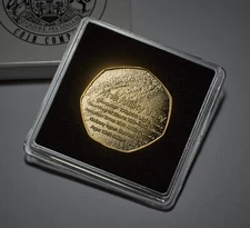 THE MILKY WAY GALAXY 24ct Gold Commemorative. Cased. Space/Exploration/NASA/Sun