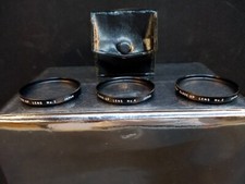 VIVITAR Close Up Lens Set 49mm No. 1, No. 2 No. 4 w/ Case Coated Japan