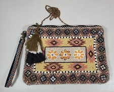 Steve Madden Steven Embroidered Clutch