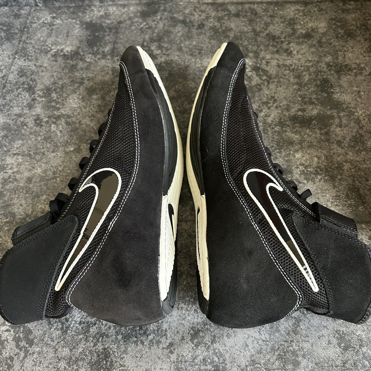 Nike Speed Sweep 7 VII Black White Wrestling Shoes RARE Nike Speed Sweep 7 VII Black White Wrestling Shoes RARE