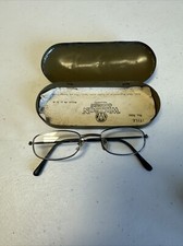Antique World War 2 Wilson Goggles Style No. 86 Made In USA Case  VTG Glasses