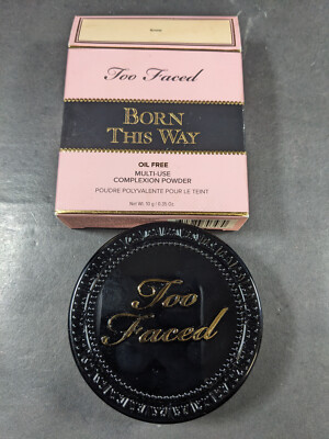 TOO FACED BORN THIS WAY OIL-FREE MULTI-USE COMPLEXION POWDER - SNOW (9F4) - BNIB