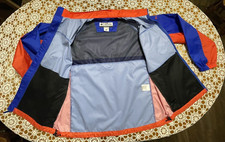 Florida Gators Windbreaker Jacket COLUMBIA Adult LARGE Blue Orange Full Zip EUC