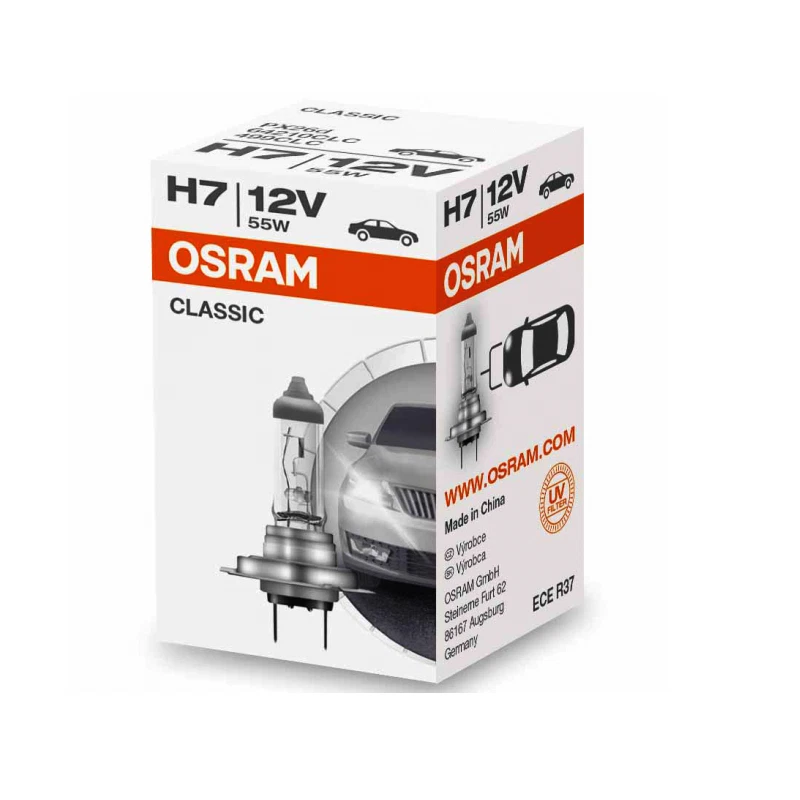 Osram H7 Classic 64210 Lampe 2x Autolampe 12V 55W Glühlampe Birne 64210CLC - Bild 2 von 3