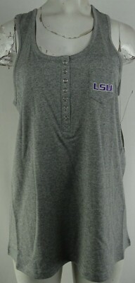 LSU Tigers NCAA Women's Touch Button Up Tank Top