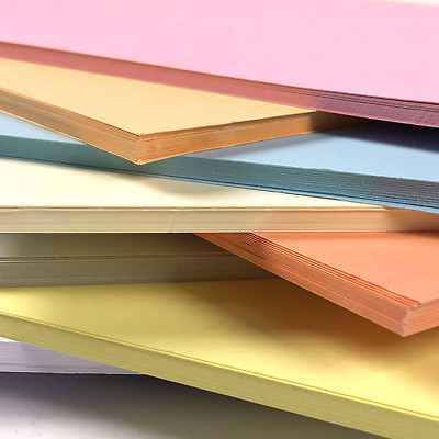 Pink Card 250gsm TRADE BULK PACK 200 sheets A3 Pastel Ivory,Yellow Green Blue