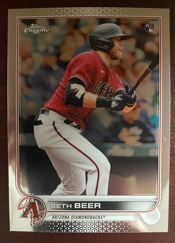 2022 Topps Chrome #186 Seth Beer Rookie Arizona Diamondbacks RC