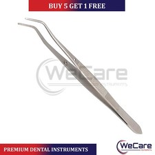 Dental Mariam College Tweezer Plier Non-Locking Serrated by WeCare Instruments