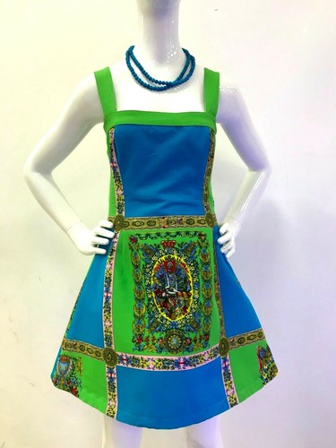 DRESS vestito GIANNI VERSACE VERSUS vintage 90's tg 28/42 -S made in Italy  Rare | eBay