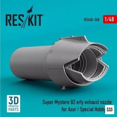 1/48 Super Mystere B2 Early Afterburner Azure aus Detail Up Teilen