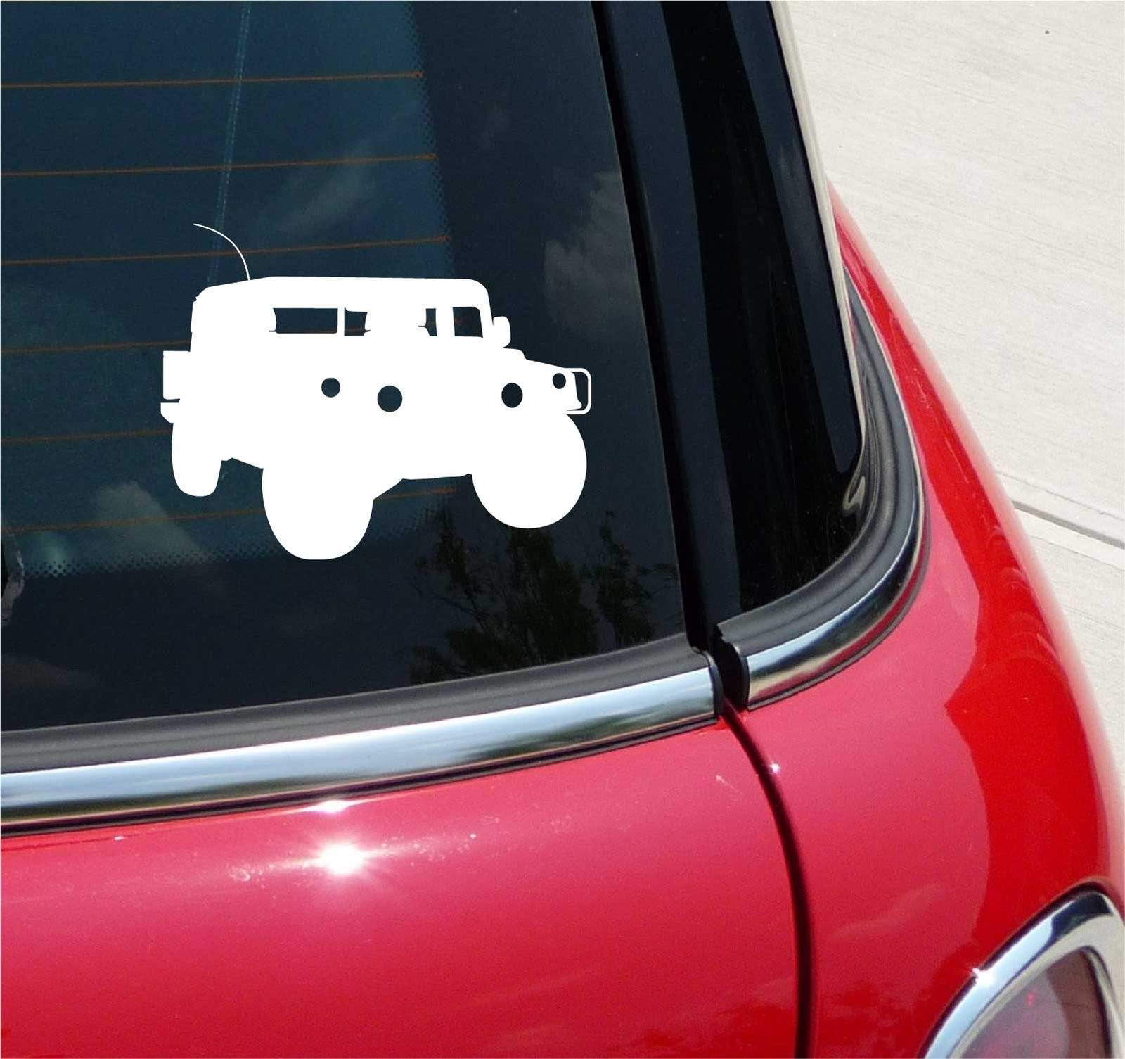 HUMVEE HUMMER MILITARY ARMY MARINES GRAPHIC DECAL STICKER ART CAR WALL