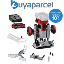 Image of Einhell Professional 18V Cordless Brushless Router + Plunge Base + 4Ah Kit