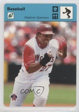 2005 Leaf Sportscasters Blue Fielding Ball 27/45 Vladimir Guerrero #48 HOF 7xr