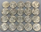 20 1963 D BU US90% Silver Franklin 50c L24212