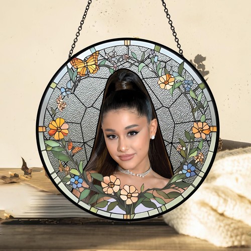 Ariana Grande Buntglas Sonnenfänger - Haus Fenster hängend Ornament - Bild 4 von 11