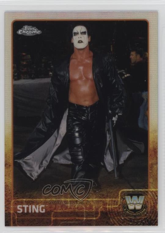 2015 Topps Chrome WWE Refractor Sting #89 1m8u