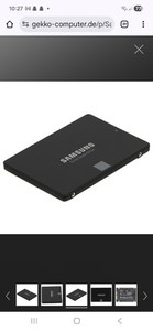 Samsung 870 EVO 500GB 2,5 Zoll SATA III (SSD) (MZ-77E500B)