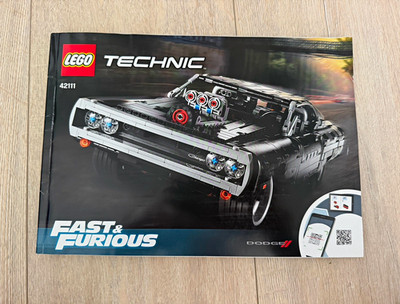 LEGO Technic Fast & Furious Dom's Dodge Charger 42111 1077 Teile 10+