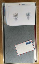 Lot Vrac Documents Premier Jour Correspondance Espagne Monde