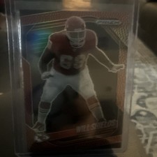 2025 Panini Prizm Black Will Shields Pigskin Prizm /225