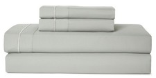Queen Sheets Set 4 Piece Cooling Sheets with 2 Pillowcases Soft Microfiber Hy...